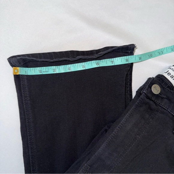 Reformation Black Slim Straight Jeans Women’s 28 Black High Rise - Picture 3 of 11